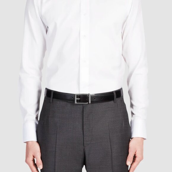 DUNHILL Reversible Men's Belt Black Brown - Size 40 - Picture 2 of 11